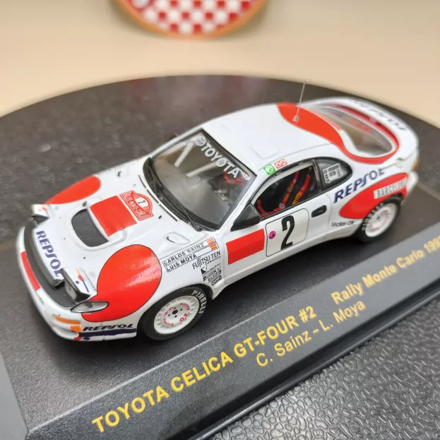 IXO Models Toyota Celica Gt-four N 2 Rally Montecarlo 1992 C.sainz L.moya 1:43 RAC076