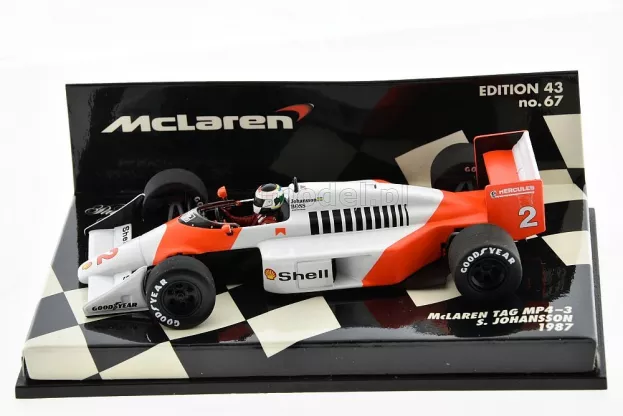 Minichamps Mclaren F1 Tag Turbo Mp4 3 S.johansson 1987 1:43 530874302