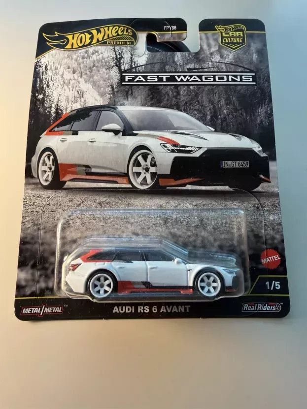 Hot Wheels Audi A6 Rs6 Avant 2017 1:64 GRJ65