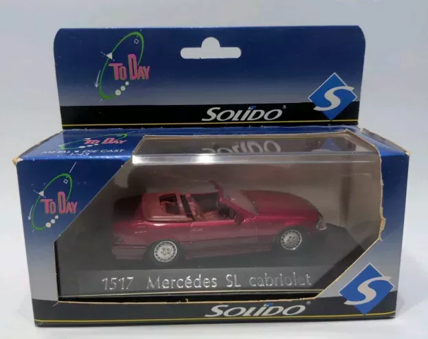 Solido Mercedes Sl-class R107 Cabriolet 1989 1:43 1517