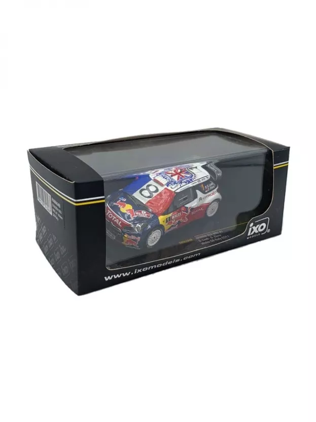 IXO Models Citroen Ds3 Wrc Red Bull N 1 Rally Wales Gb 2011 S.loeb D.elena french Flag 1:43 RAM464B