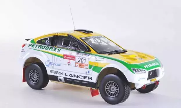 Vitesse Mitsubishi Lancer Racing N 201 2nd Rally Dos Sertoes 2012 G.spinelli H.youssef 1:43 43463