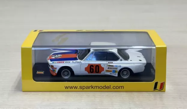 Spark Bmw 3.0 Csl N 60 1000km Spa 1973 N.lauda H.stuck 1:43 SB227