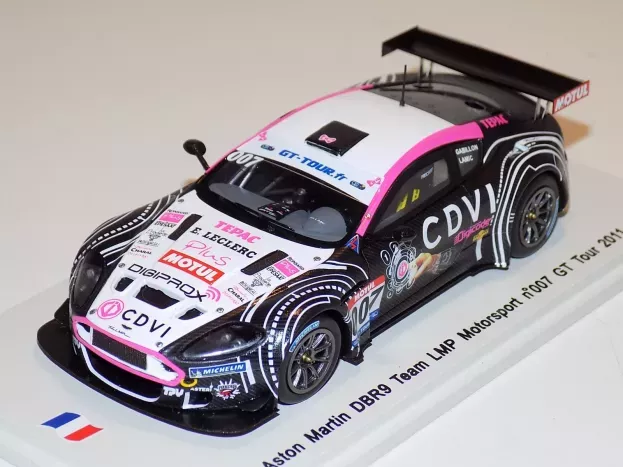 Spark Aston Martin Dbr9 Team Lmp Motorsport N 007 Gt Tour 2011 P.lamic F.gabillon 1:43 SF026