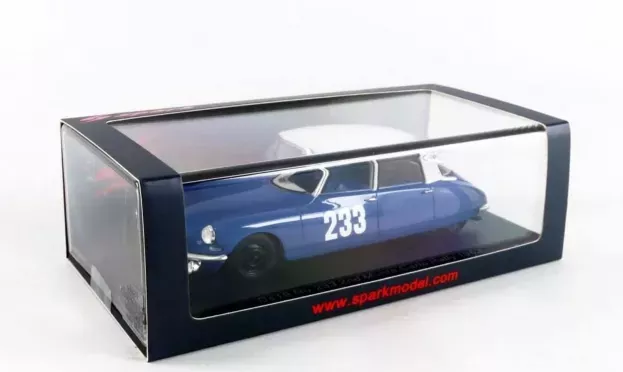 Spark Citroen Ds19 N 233 2nd Rally Montecarlo 1963 P.toivonen A.jarvi 1:43 S5531