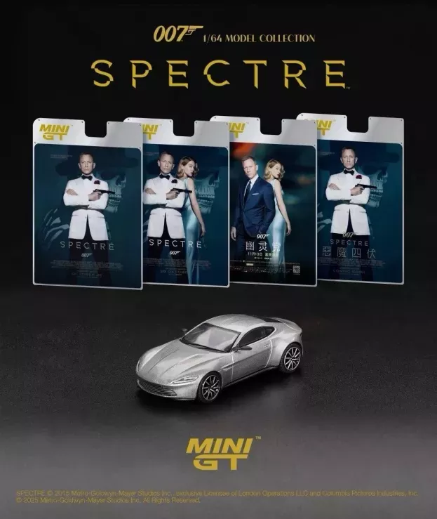 Mini GT Aston Martin Db10 2015 007 James Bond Spectre Dutch Blister Packaging 1:64 MGT00910-007D