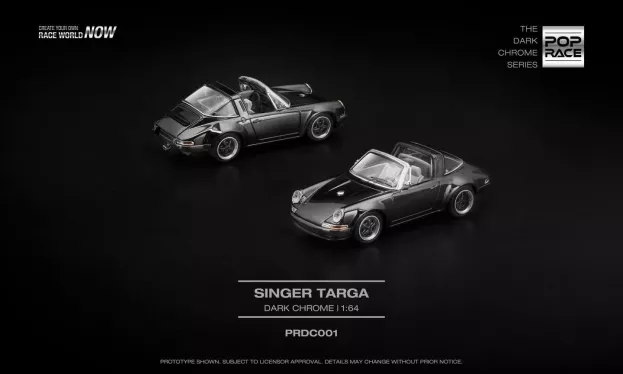 Pop Race Porsche 911 Targa Singer 1967 1:64 PRDC001
