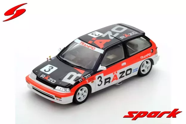 Spark Honda Civic Ef3 4th Grp3 N 3 Suzuka Gp 1989 N.hattori T.tsutsumi 1:43 S5457