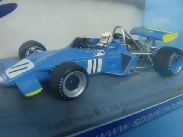 Spark Brabham F2 Bt38 N 11 Rounen Gp 1972 A.potocki 1:43 SF245