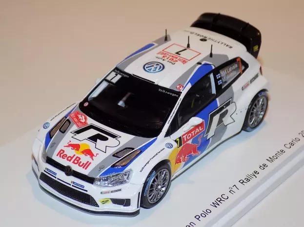 Spark Volkswagen Polo R Wrc Vw Motorsport Red Bull N 7 Rally Montecarlo 2013 J.m.latvala M.anttila 1:43 S3358