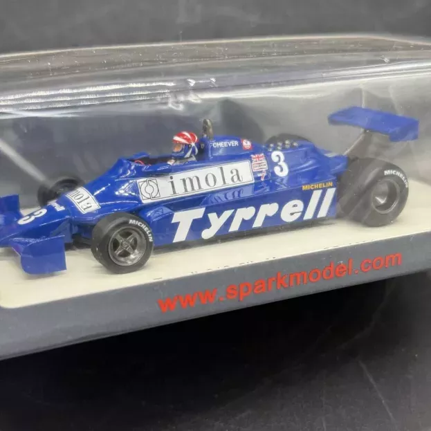 Spark Tyrrell F1 010 N 3 5th Monaco Gp 1981 Eddie Cheever 1:43 S4319