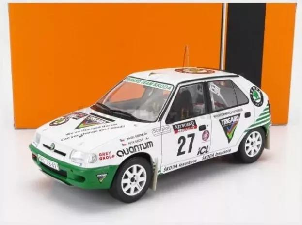 IXO Models Skoda Felicia N 27 Rally Rac Lombard 1995 P.sibera P.gross 1:18 18RMC148.22