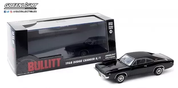 Greenlight Dodge Charger R t Bullitt Steve Mcqueen 1968 1:43 86432