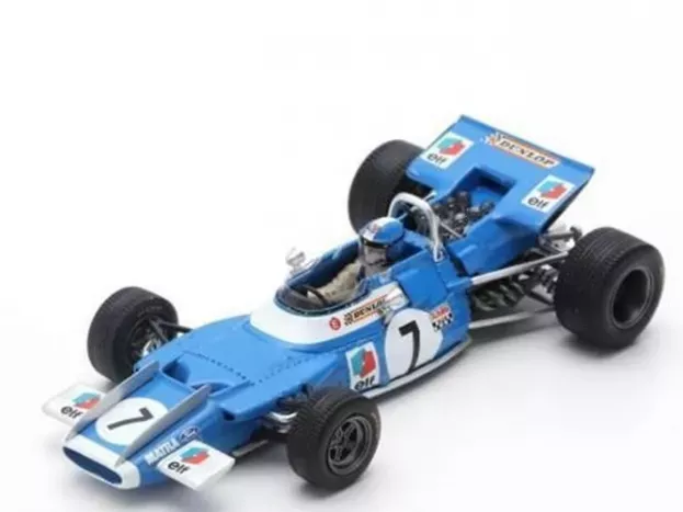 Spark Matra Simca F1 Ms80 N 7 2nd French Gp 1969 J.p.beltoise 1:43 S7193