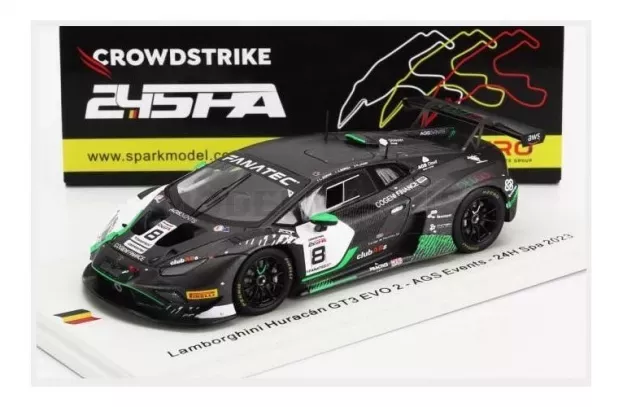 Spark Lamborghini Huracan Gt3 Evo 2 Team Ags Events N 8 24h Spa 2023 L.gorini A.borga N.jamin 1:43 SB732