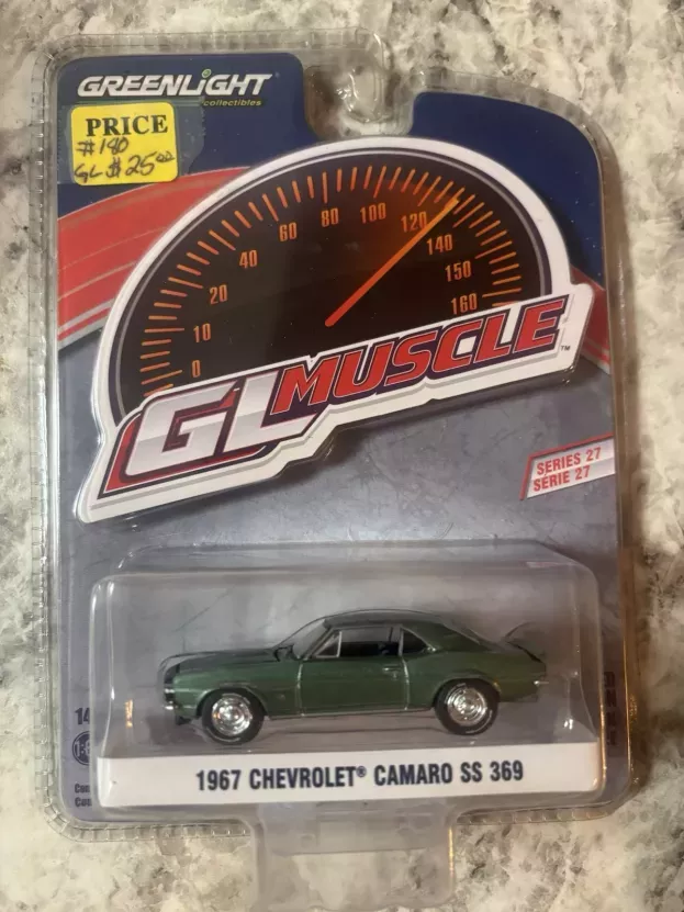 Greenlight Chevrolet Camaro Ss 369 Coupe 1967 1:64 13320A