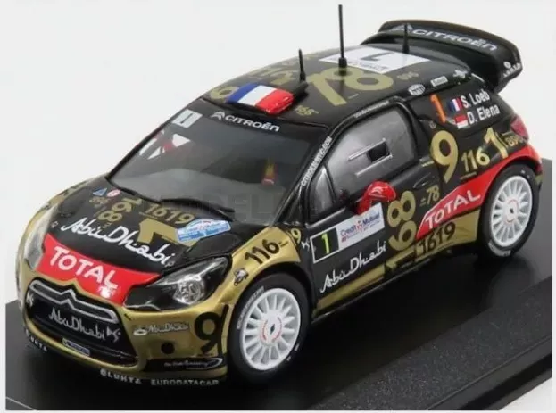IXO Models Citroen Citroen Ds3 Abu Dhabi Wrc N 1 Rally France 2013 S.loeb D.elena 1:43 IXODCC14002