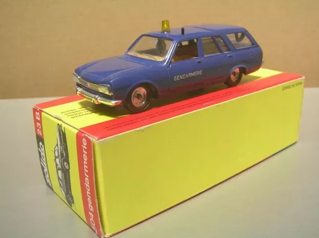 Solido Peugeot 504 Gendarmerie 1970 Police 1:43 23B