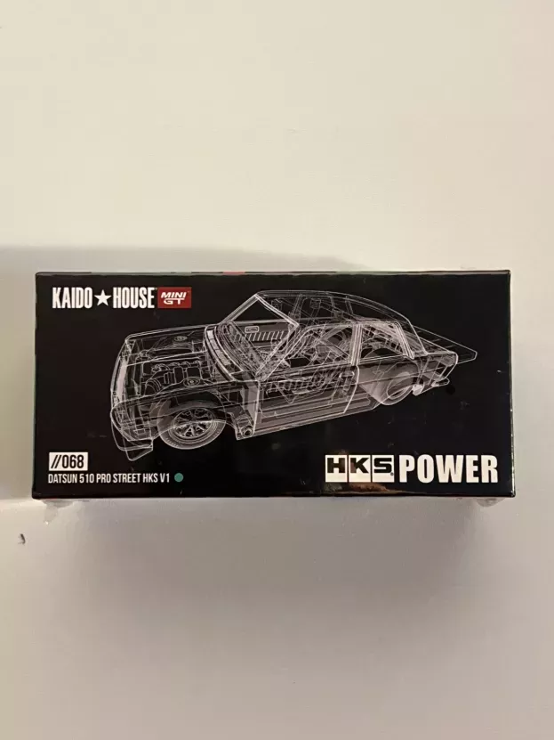 Mini-GT Datsun 510 Kaido House N 0 Hks V1 1972 1:64 KHMG068