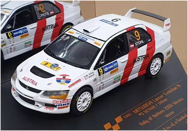 Vitesse Mitsubishi Lancer Evolution Ix N 9 Winner Rally Of Nation Mexico 2009 M.stohl I.minor 1:43 43413