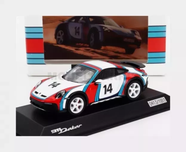 Spark Porsche 911 992 Dakar Coupe N 14 Martini Racing Livery 2023 1:43 WAP0200030PDKM