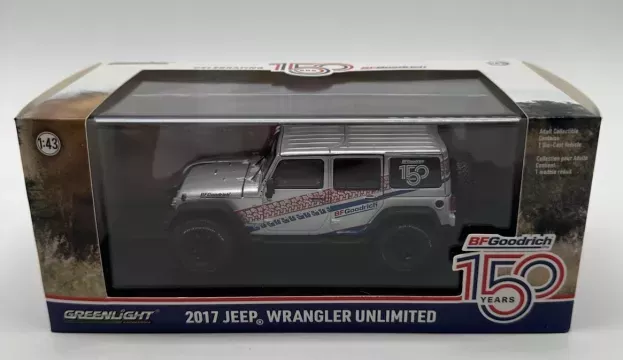 Greenlight Jeep Wrangler Unlimited 150th Anniversary Bfgoodrich 2013 1:43 86186