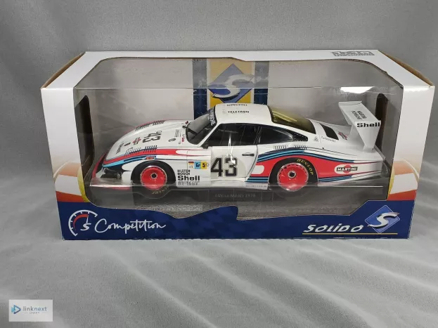 Solido Porsche 935 78 3.2l Turbo Moby Dick Team Martini Racing Porsche System N 43 24h Le Mans 1978 Rolf Stommelen Manfred Schurti 1:18 1805401