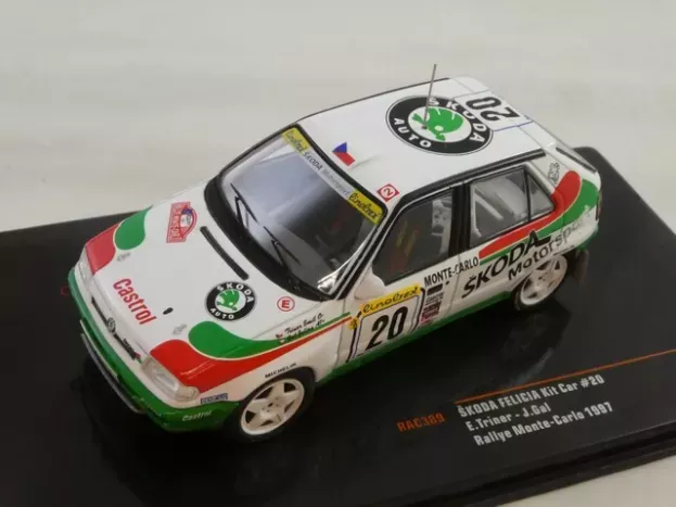 IXO Models Skoda Felicia Team Skoda Motorsport N 20 Rally Montecarlo 1997 E.triner J.gal 1:43 RAC389