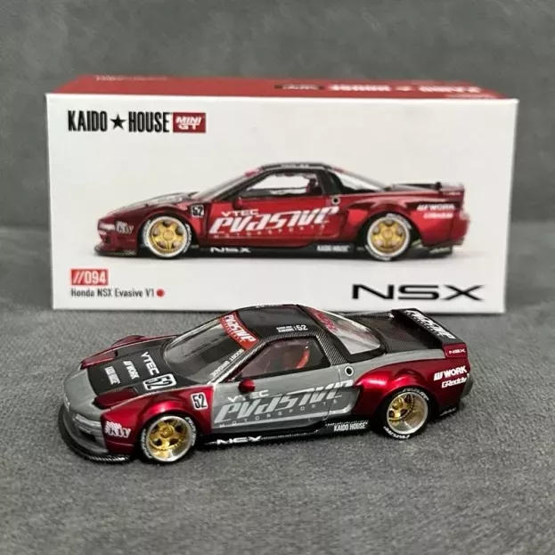 Mini-GT Honda Nsx N 52 Kaido House Evasive Coupe 1992 1:64 KHMG094