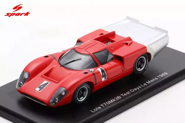 Spark Lola T70 Mk3b Long Tail N 4 Test 24h Le Mans 1969 1:43 S9225