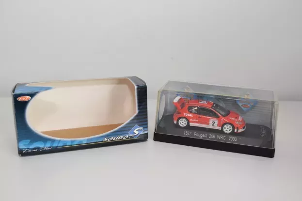 Solido Peugeot Diorama 206 Wrc N 2 Rally Montecarlo 2003 Richard Burns Robert Reid 1:43 1587