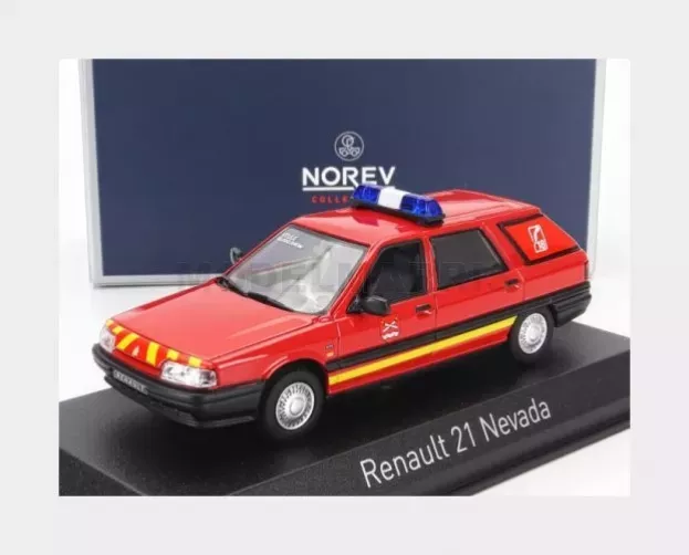 Norev Renault R21 Nevada Sw Station Wagon Sapeurs Pompiers 1991 1:43 512134