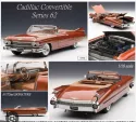 AUTOart Signature Cadillac Series 62 Convertible 1/18 Diecast Brown 70402 Boxed