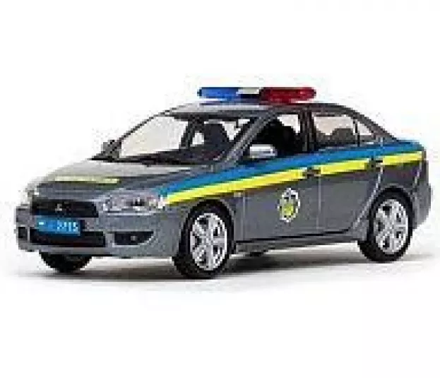 Vitesse Mitsubishi Lancer X Ukraine Police 2007 1:43 29311
