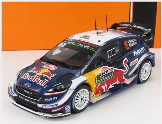 IXO Models Ford Fiesta Wrc Red Bull N 2 Rally Montecarlo 2018 E.evans D.barrit 1:24 24RAL014B
