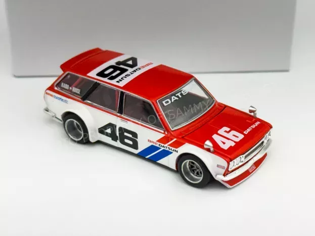 Mini-GT Datsun 510 N 46 Kaido House Designed By Jun Imai Sw Station Wagon 1972 1:64 KHMG026