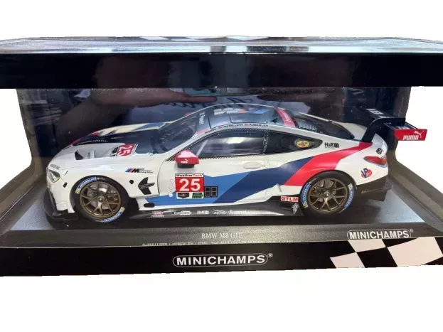 Minichamps Bmw 8-series M8 Gte 4.0l Twin-turbo V8 Team Bmw Rll N 25 2nd Class 12h Sebring 2018 C.de Filippi B.auberlen a.sims 1:18 155182925