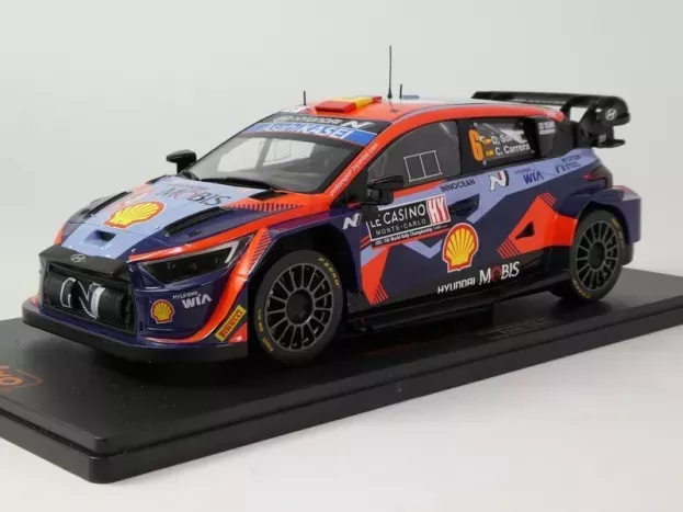 IXO Models Hyundai I20 N Rally1 Team Shell Mobis Wrt N 6 7th Rally Montecarlo 2023 Dani Sordo Candido Carrera 1:18 18RMC153B.22
