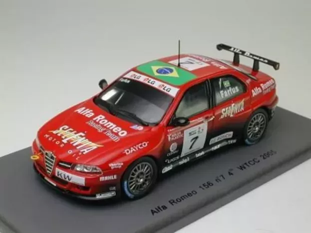 Spark Alfa Romeo 156 N 7 4th Wtcc 2005 Farfus 1:43 S0475