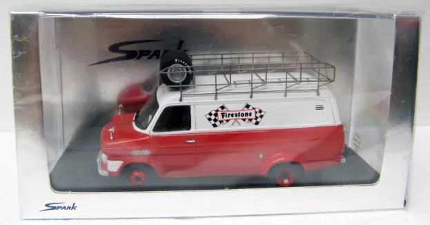 Spark Ford Transit Van Firestone 1972 1:43 S0275
