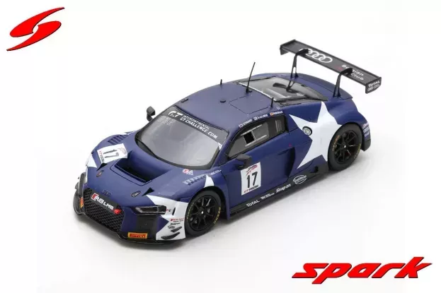 Spark Audi R8 Lms Team Audi Sport Wrt N 17 5th 8h California 2018 S.van Der Linde A.riberas S.leonard 1:43 US084