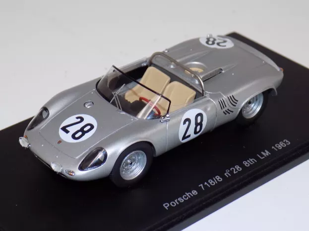 Spark Porsche 718 8 Porsche System Engineering N 28 24h Le Mans 1963 E.barth H.linge 1:43 S1349