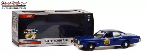 Greenlight Plymouth Fury Police Delaware 1978 1:24 85552