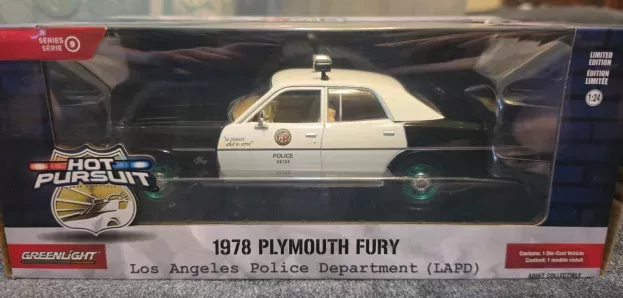 Greenlight Plymouth Fury Los Angeles Police Department 1978 1:24 85591