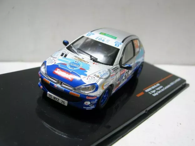 IXO Models Peugeot 206 Xs N 50 Rally Terre Del Cadabelles 2006 S.ogier J.ingrassia 1:43 RAM697