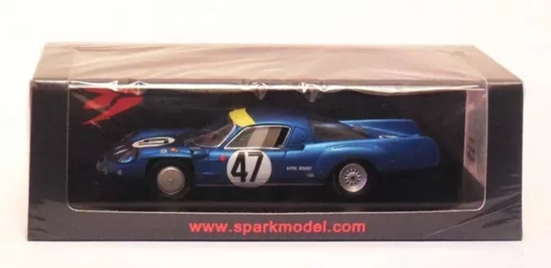 Spark Renault Alpine A210 Team Societe Automobiles Alpine N 47 24h Le Mans 1967 J.c.andruet R.bouharde 1:43 S5688