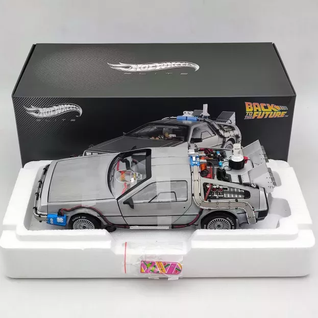 Hot Wheels De Lorean Time Machine Back To The Future 2 Ritorno Al Futuro 2 1:18 BCJ97
