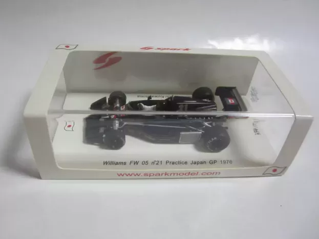Spark Williams F1 Fw05 N 21 Practice Japan Gp 1976 Masami Kuwashima 1:43 SJ020