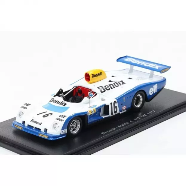 Spark Renault Alpine A442 Turbo V6 Team Haran-hughes De Chaunac N 16 24h Le Mans 1977 D.pironi R.arnoux G.frequelin 1:43 S1556