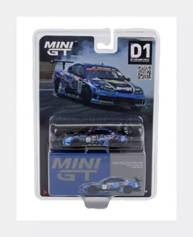 Mini GT Nissan Silvia s15 Team D-max Racing N 46 Grand Prix Rhd 2023 1:64 MGT00857-BL